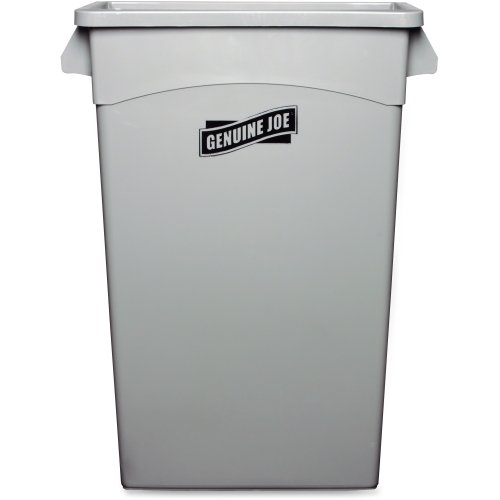 Genuine Joe Spacesaving Waste Container 23 gal