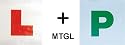 Magnetic L Plates 2/Pk + Magnetic P Plates 2/Pk (MTGL)