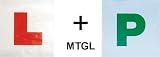 151 Magnetic L Plates 2/Pk + Magnetic P Plates 2/Pk (MTGL)