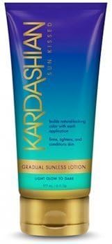 Kardashian Sun Kissed Gradual Sunless Tanning Lotion - Light Glow To Dark 177ml by Kardashian
