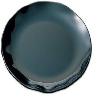16" Two Tone Black Melamine Round Serving Platter / Tray Break-Resistant *NSF Approved*