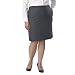 Women's Plus-Size Merona® Flat Gray Knee-Length Pencil Skirt