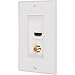 GE 87637 HDMI Coax Wall Plate