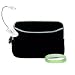 Brand New Black Amazon Kindle 2 Carrying Sleeve With Extra Pocket + A White LED Reading Light + A Live*Laugh*Love Wrist Band!!!