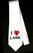I Love Lank Party Decoration Necktie