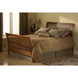 Mahogany Blair Bed with Frame - Twin by DS-Fashion Bed Group