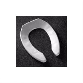 Buy 14.25 x 19 Elongated Commercial Toilet Seat Finish: White by Bemis now!