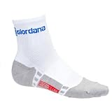 Giordana 2011 Forma Red Carbon Mid Cuff Cycling Socks - White/Blue - GI-SOCK-FRMI-WTBL