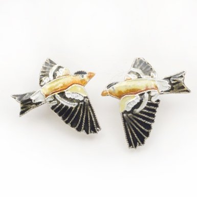 Goldfinch Stud Earrings||RF10F