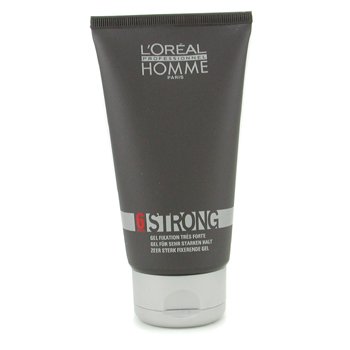 Professionnel Homme Strong - Strong Hold Gel - L'Oreal - Professional Homme - Hair Care - 150ml/5oz