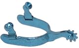 Kelly Silver Star Ladies Engraved Western Colored Spurs
