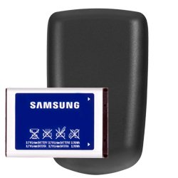 OEM Samsung U350 Smooth Extended Battery & Black Door