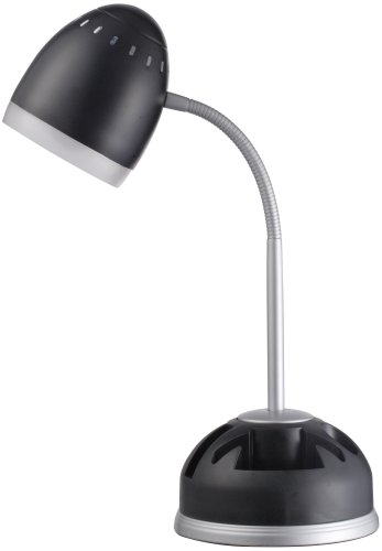 Normande GS1-639 Organizer Desk Lamp, each, Black Painted.