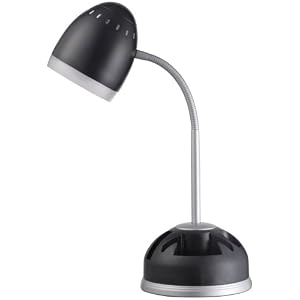 Normande Organizer Desk Lamp, Black by Normande