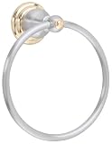 American Standard 8040.190.246 Prairie Field Towel Ring, Satin/Polished Brass