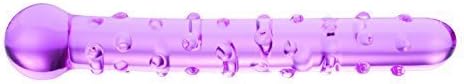 Don Wand Glass Pleasure Wand, Nubby, Pink, 8" by Don Wand