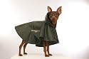 Green Hooded Dog Poncho Cape Raincoat 8 inch Was &pound;15.99 Now &pound;10.00