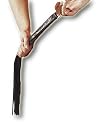 Leder Peitsche 45cm
