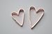 Set of Two Mini Hearts Cookie Cutter 2.25 Inch Handcrafted in USA by The Fussy Pup