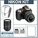 Nikon D5200 DX-Format Digital SLR Camera with 18-55mm DX VR Lens, Bronze - Bundle - with Nikon 28-300mm VR II Lens, 16GB SDHC Memory Card, Camera Carrying Case, Lens Cleaning Kit