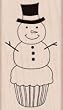 Cupcake Snowman by Hero Arts