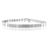 Stainless Steel Diamond Bracelet Bangle 7 ( H, SI, 0.26 carat )