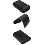 SAVE $12 - Black Semi Hard Slim leather Carrying Case With Magnetic Closure Specific For Nikon Coolpix S4000 S3000 S6000 S8000 L22 S230 S570 S70 of LCD Screen Protectors $12.89