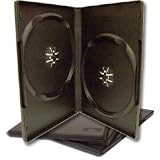Pack de 25 Pochettes Noir avec 2 rangements CD DVD par pochette