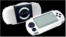Childrens Toyshop  Video Games : Exspect White Silicone Graphic Skin with Screen Protector (PSP)