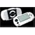Exspect White Silicone Graphic Skin with Screen Protector (PSP)