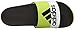 adidas Men's Adilette SC, Semi Solar Slime/Core Black/White, 10