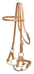 Tory Harness Leather Single Nose Side Pull w/Bit