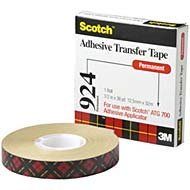 Scotch Atg Adhesive Transfer Tape 924, 969 3/4 X 36 Yds Atg Tape