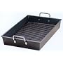 Chicago Metallic Professional Roast Pan with Handle and Rack, Large, 35.5 x 28 x 7.5 cm