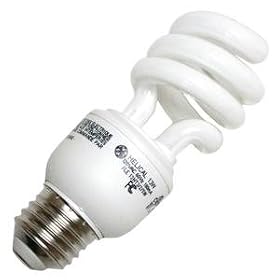 GE 16460 13-Watt 825-Lumen Energy Smart Soft White CFL Spiral Light Bulb, Soft White, 1-Pack