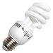 GE 16460 13-Watt 825-Lumen Energy Smart Soft White CFL Spiral Light Bulb, Soft White, 1-Pack