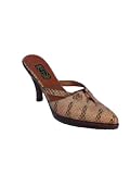 SALPY Kristin Snake High Heel in Brown