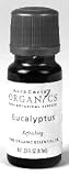 Essential Oil, 100% Pure - Eucalyptus, Certified Organic, 0.3 oz