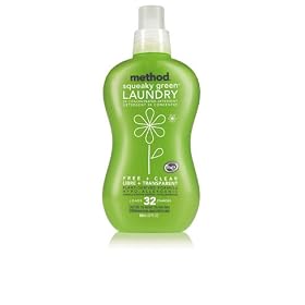 Method Detergent Hec, Free & Clear, 32 Ld, 32-Ounce (Pack of 6)