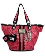 Betsey Johnson The Lucky Lady Large Tote in Pink,Bags (Handbags/Totes) for Women