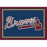 Atlanta Braves 5 4" x 7 8" Team Spirit Area Rug