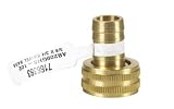 Anderson Hose Barb To Garden Hose Swivel (AB209GHS-10E) 5 each