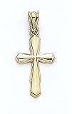 14K Solid Cross Pendant - GHBC2283