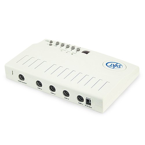 SVAT CVQ1000 Color Quad Security System with 4 Day & Night Cameras and Remote image