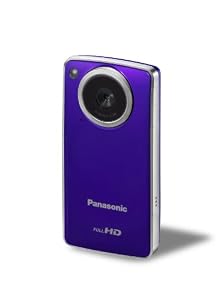 Panasonic TA-1 Ultrathin HD Pocket Camcorder Enabled with Skype and iFrame (Purple)
