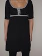 KnitWit 5 Button Black Dress