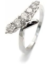 0.95 Carat Diamond Ring in 14K White Gold