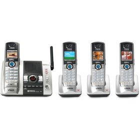 VTech i6789 - Cordless phone w/ call waiting caller ID & answering system - 5.8 GHz - silver + 3 additional handset(s)