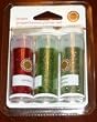 Martha Stewart Frosty Gingerbread Mini Glitter 4 Pcs