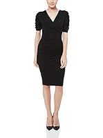 The Jersey Dress Company Vestido 3331 (Negro)